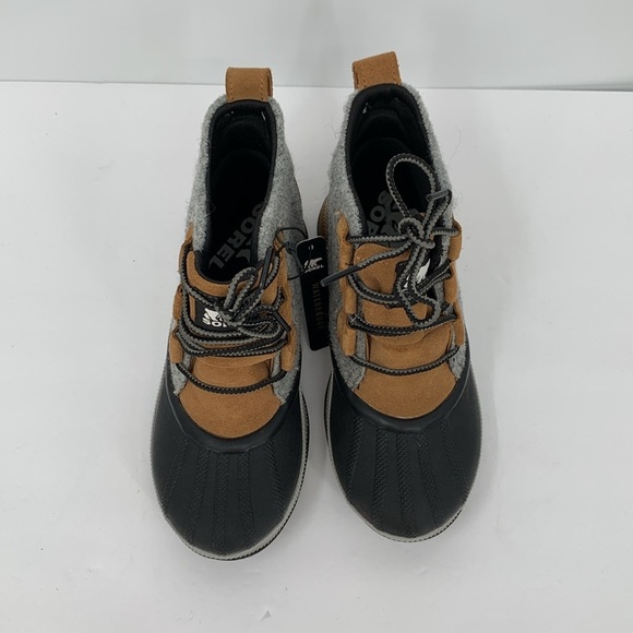 Sorel Out n About III waterproof winter boots lace-up ankle gray women new 6 - Picture 3 of 7